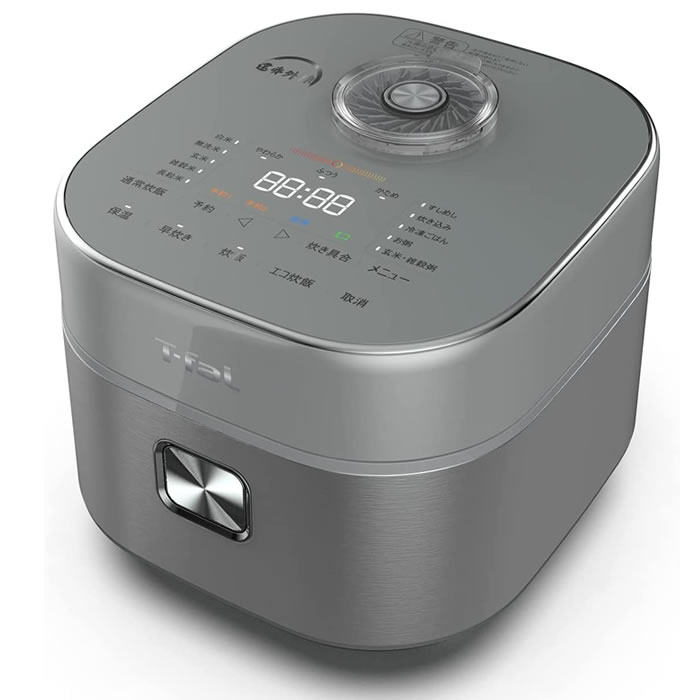 5.5合炊き 炊飯器 ザライス 遠赤外線IH RK880CJP メタリック