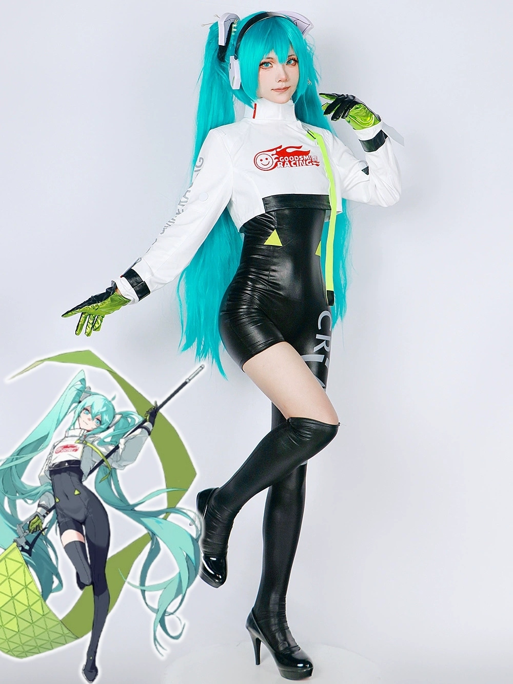 Qoo10] 初音ミク コスプレ セットアップ Hat