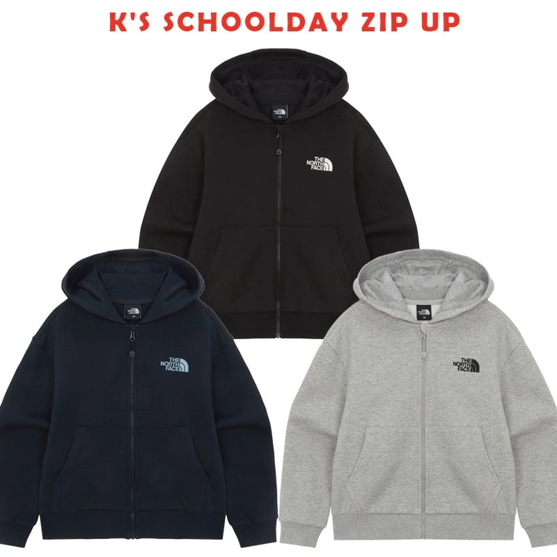 韓国正規品保証 関税負担なし NJ5JR02S KS SCHOOLDAY ZIP UPデイリー 基本 着装 男子 女子 人気 韓国 ファッション 男女共用 アウトドア