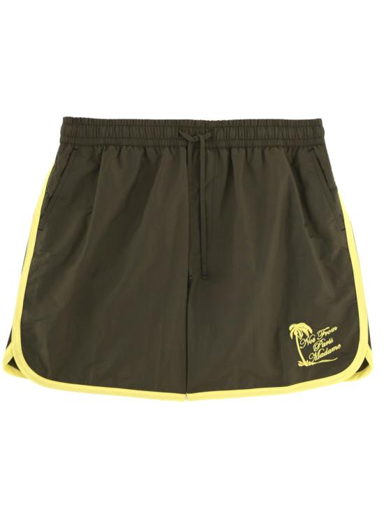 DROLE DE MONSIEUR Men Swim Pants BS184 PA028KAKI GREEN