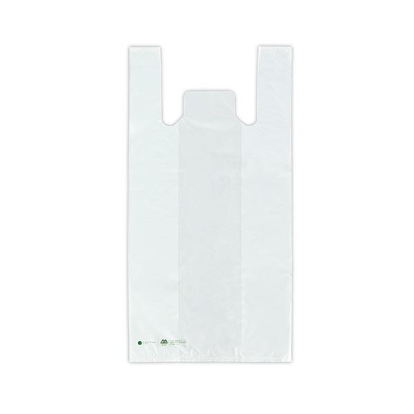 （まとめ）オルディ asunowa 手提げ袋 L 乳白 ASW-HWLT-40 1パック（40枚） (×20セット)