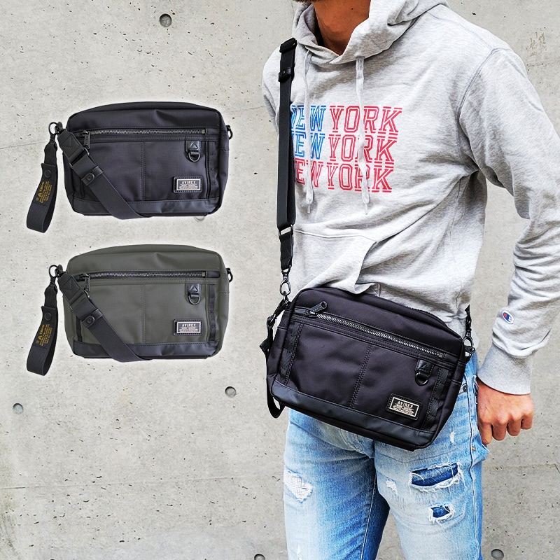 ミリタリー ミニ ショルダーバッグ メンズ A5 斜めがけ ミリタリー 抗菌 防臭