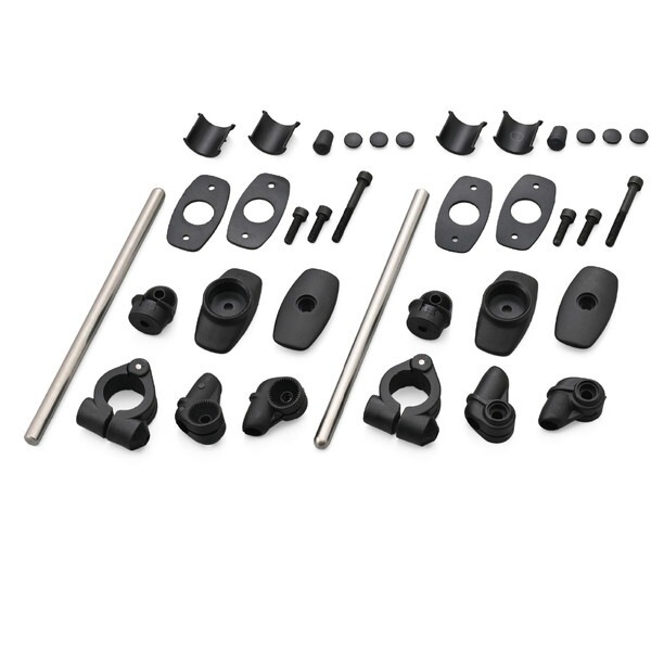 D63807 GIVI(ジビ) バイク スクリーン GIVIユニバーサルスクリーン用 補修品 ハンドルクランプフィッティング D40 左右セット 63807
