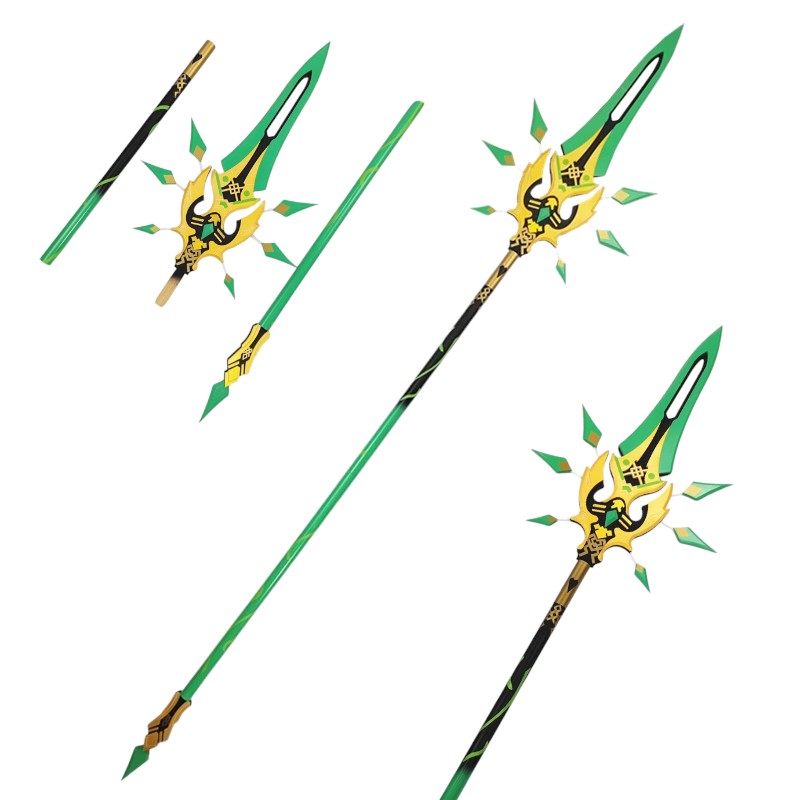 Monenjoy　原神　げんしん　和璞鳶　長柄　1.8m　槍　アルレッキーノ(召使)　コスプレ道具　武器　レプリカ　木　撮影道具　Monenjoy　ハロウィン　イベント　仮装　おもちゃ