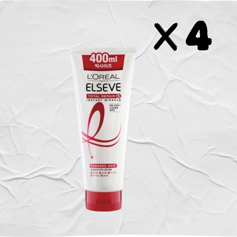 トータルリペア5 ミラクル ヘアパック 400ml 4個