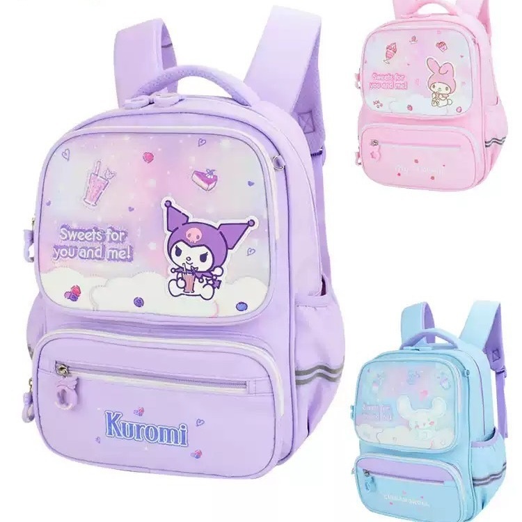 小学生 大容量 女の子 おしゃれ ランドセル シナモンドッグリュック 1年生3年生 クロミバッグリュックデイパック