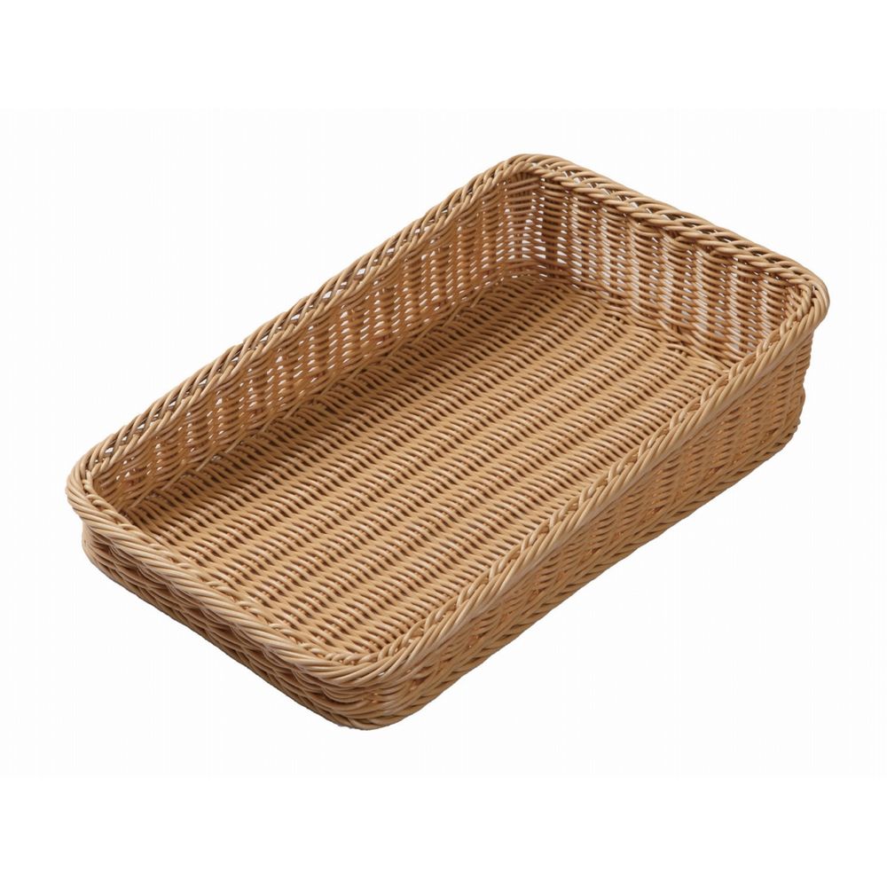 （まとめ買い）トーダイ 角型ベーカリーバスケット 斜め30型 アイボリーBB-K4030-IV [x3]