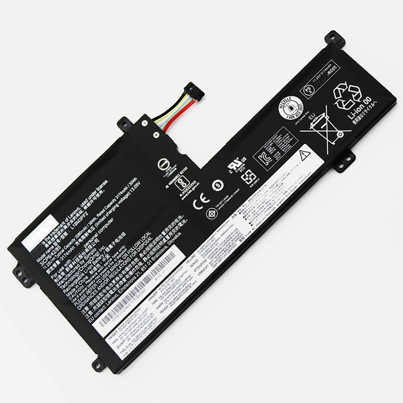 L18M3PF2 電池・Lenovo/ThinkPadノートパソコン互換 36Wh/3280mAh IdeaPad L340-15API L340-15IWL V155-15API L18C3PF2