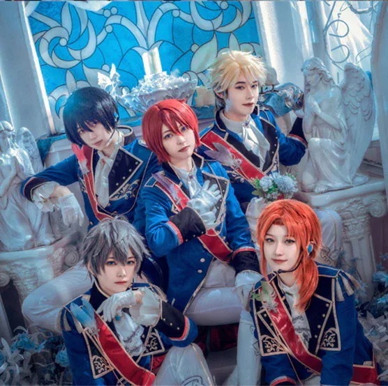 ES あんさんぶるスターズ 鳴鳥の歌＊金糸雀館のソワレ 月永レオ 瀬名泉 鳴上嵐 朱桜司 朔間凛月 コスプレ衣装 コスチューム期間限定30％