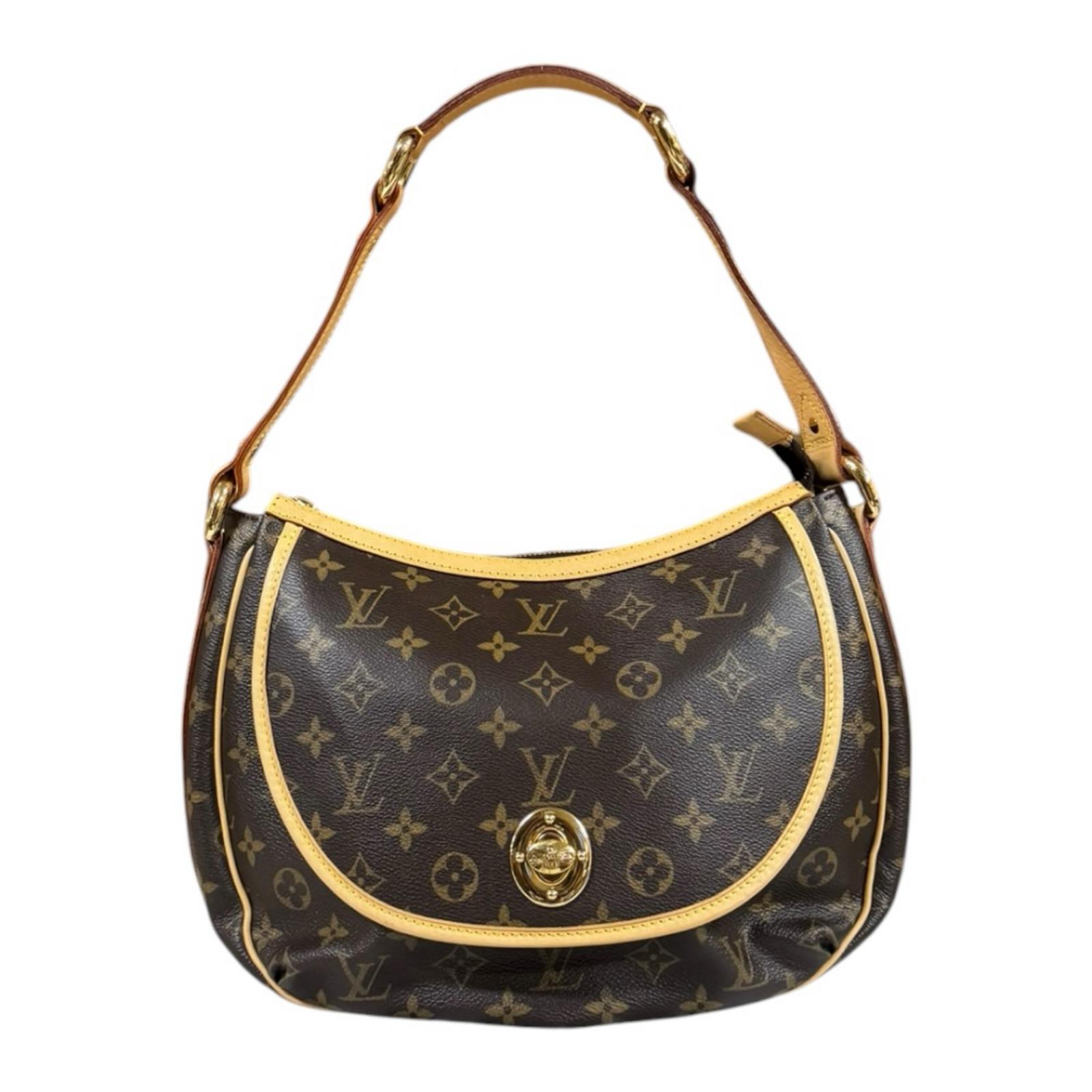 ルイヴィトン トゥラムPM モノグラム ショルダーバッグ モノグラムキャンバス M40076 ブラウン LOUIS VUITTON 中古