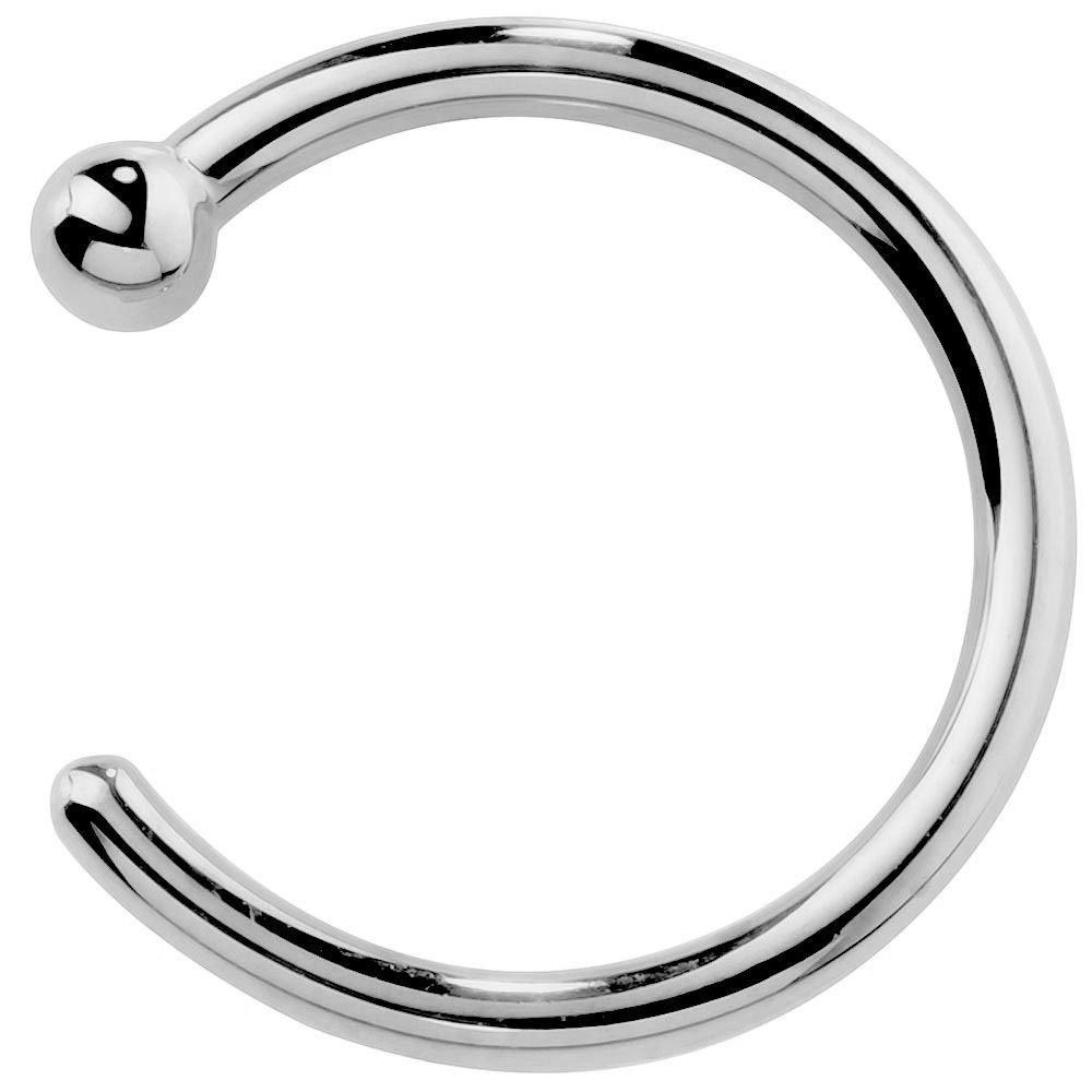 ボディピアス プラチナ950 ノーズリング 20G 本物 ニッケルフリー Pt950 シンプル 耳 軟骨 ロック 鼻 ノストリル 20ゲージ 定番 高級 人気 プレゼント p9003xxxxxxxx