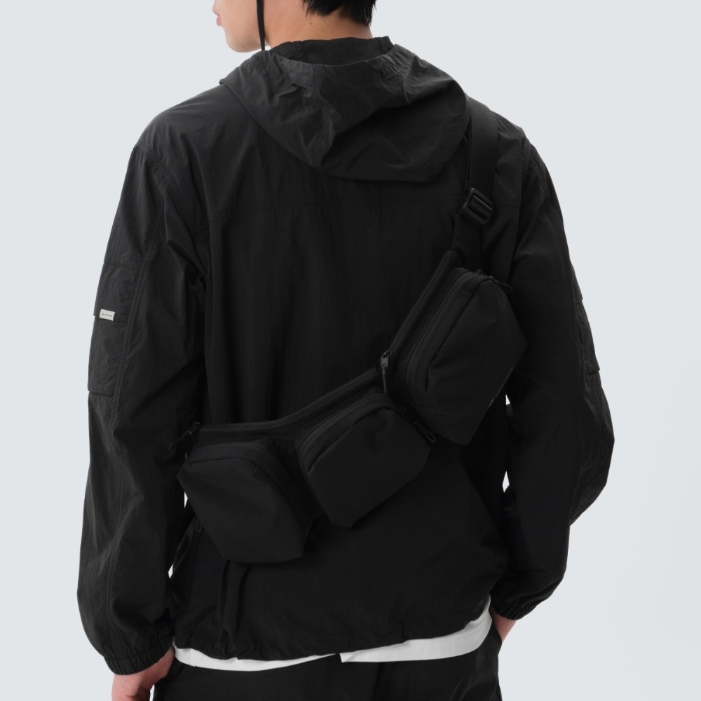 スノーピークアパレルデュアルテックユーティリティスリングバックブラック (S25SUFBG35)
