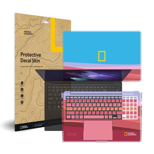 Samsung Galaxy Book Pro NT955XED ナショナルジオグラフィック 外部保護フィルム デカールスキン