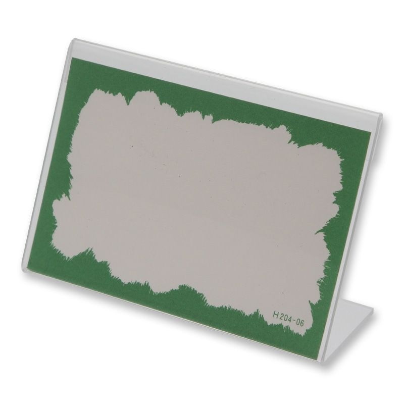 （まとめ買い）シモジマ アクリルカード立て D-70 10個 巾98x高70mm POP用品 007303300 [x3セット]