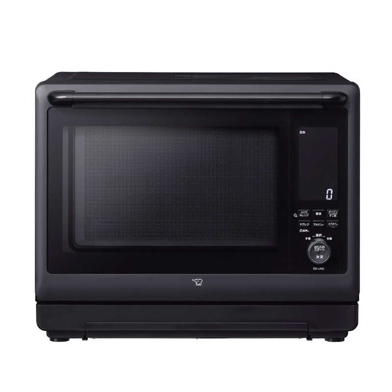 象印マホービン　ZOJIRUSHI　オーブンレンジ 30L フラット EVERINO エブリノ 2段あたため ブラック　ES-LA30-BA