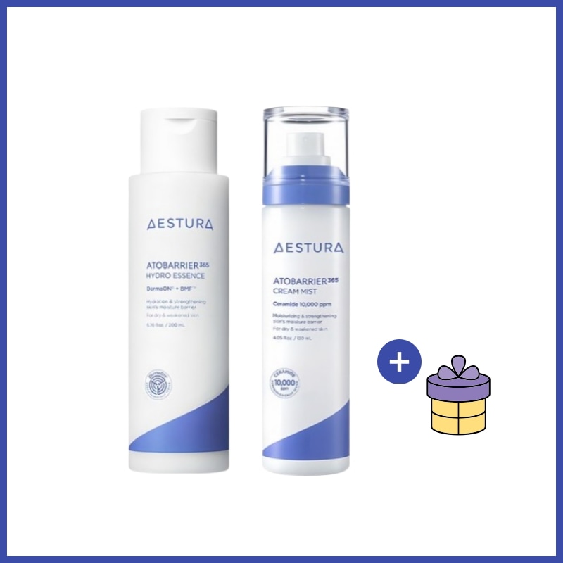 アトバリア365 ハイドロエッセンス200ml+クリームミスト120mlセット/スキンケア/ギフト/保湿/水分/低刺激/弾力/韓国コス