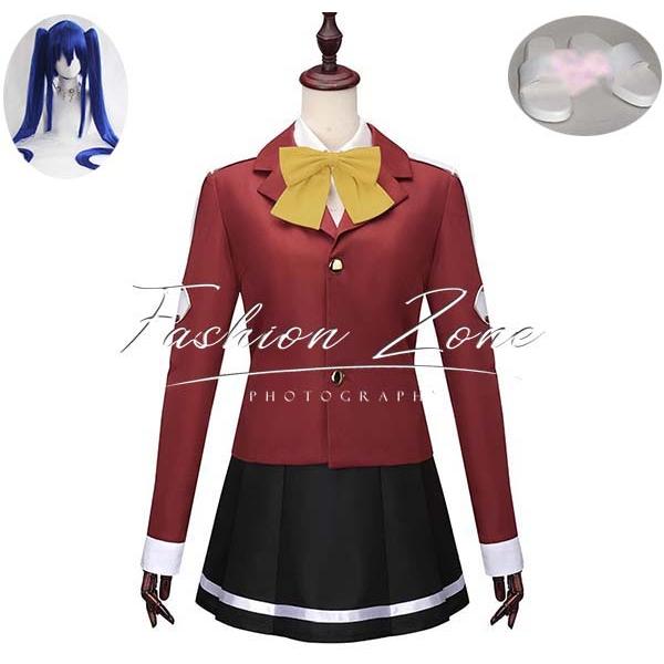 FAIRY TAIL 100 YEARS QUEST 風 ウェンディマーベル コスプレ衣装 ウィッグ 靴 cosplay ハロウィン 演出服 変装