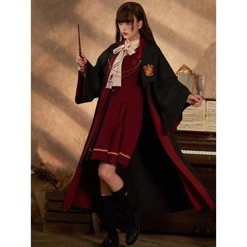 ハリーポッター 魔法のローブ ビーンストーリー Jk 制服 ローブ フード付きマント カレッジスタイル 男女兼用 その他