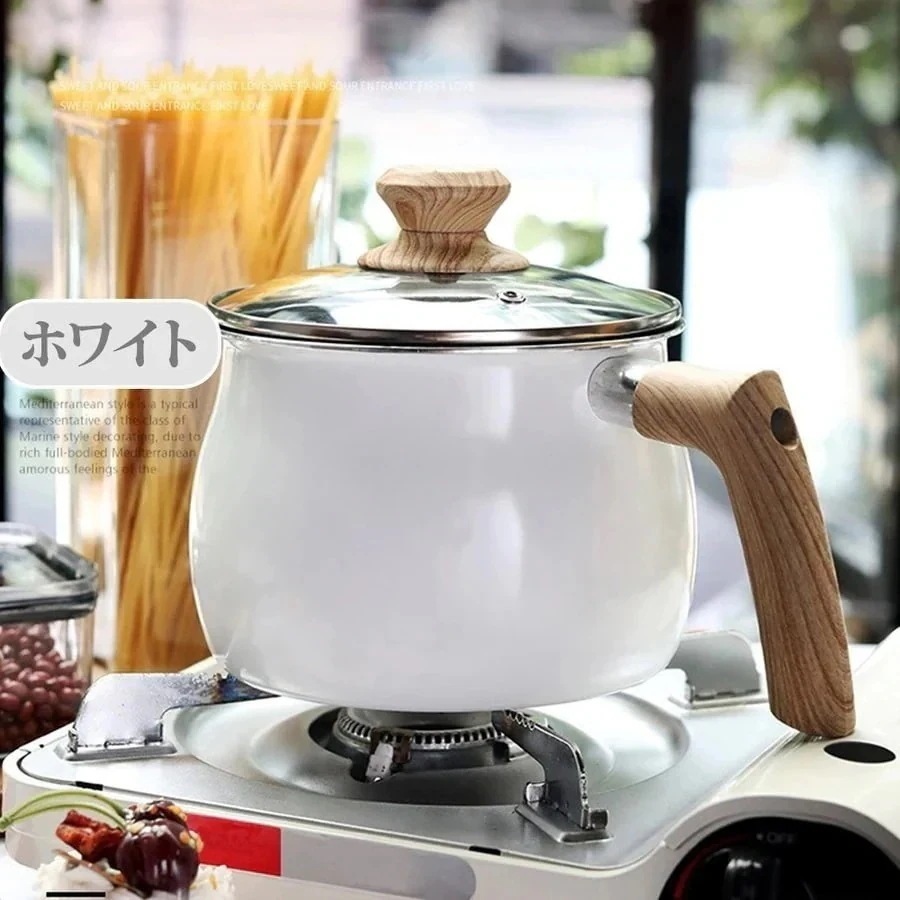 【まとめ買い価格 10セット1配送】マルチポット Lサイズ 16cm 約2L (24人用 IH対応 ご飯鍋 ミルクパン 揚げ鍋 ふっ素