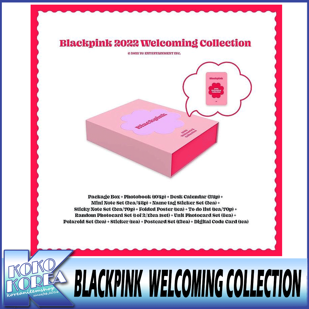 BLACKPINK 2022 WELCOMINGCOLLECTION DIGITALCODE