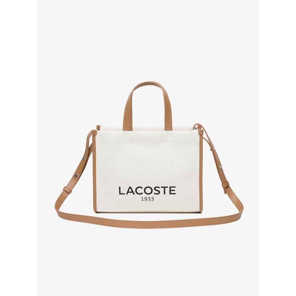 LACOSTE 女性用ヘリテージキャンバストップハンドルクロスボディバッグ NF4641T54G K02 Q2NNF4641T54GK02