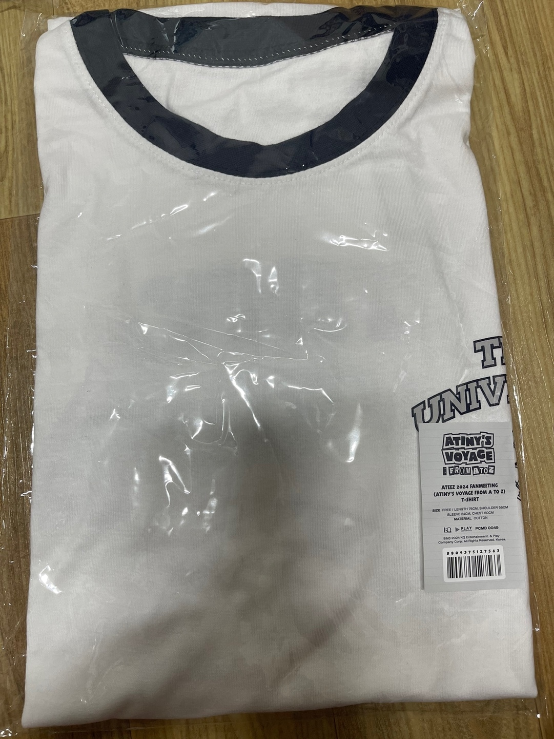 ATEEZ 2024 FANMEETING ATINYS VOYAGE : FROM A TO Z OFFICIAL MERCH T-SHIRT
