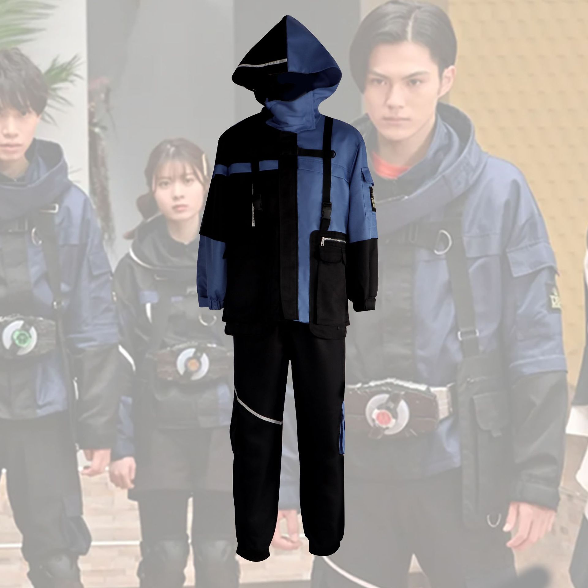 仮面ライダーGeats極狐コスプレ衣装隊服突撃衣ハロウィンコスプレパフォーマンス衣装が日常的に楽しめる