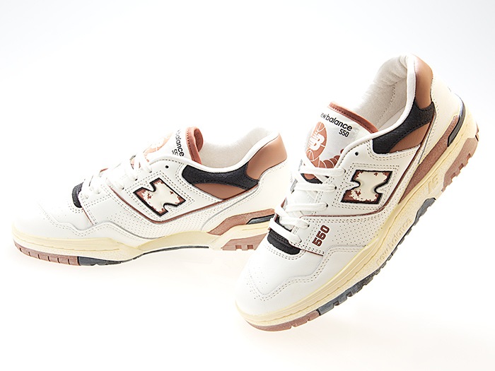 BB550VGC ユニセックスサイズ WHITE/BROWN/BLACK ホワイト/ブラウン