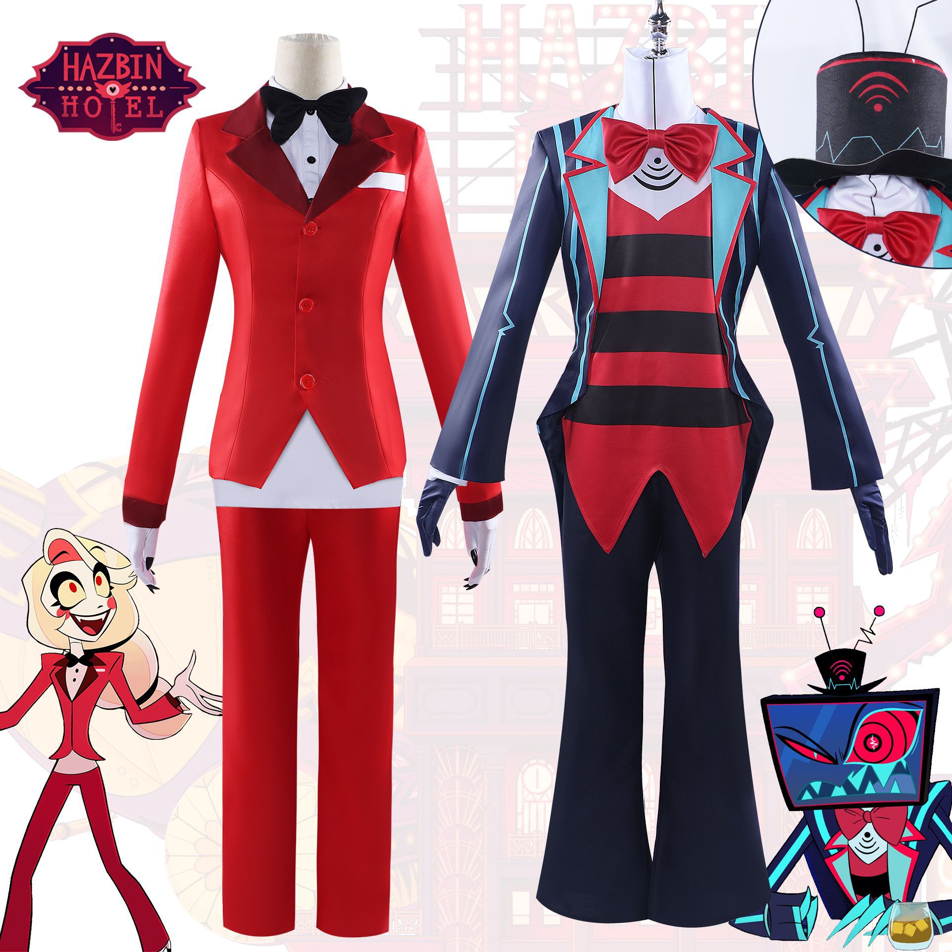 地獄宿屋cos服夏莉晨星テレビ悪魔ウォックスコスプレ服