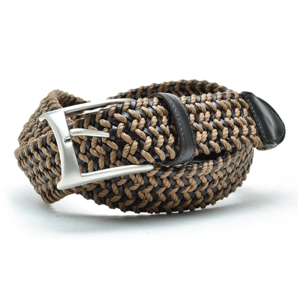 GL ジョバンニリスコ ベルト 1201-2 T.MORE BROWN 伸縮性メンズカジュアルフリーサイズ 【gl-1201-2】 6,150円