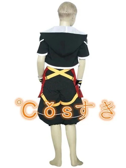 KINGDOM HEARTS 2 キングダムハーツ 2 ソラ Sora 子供 コスプレ衣装 高品質 新品 Cosplay コスチューム