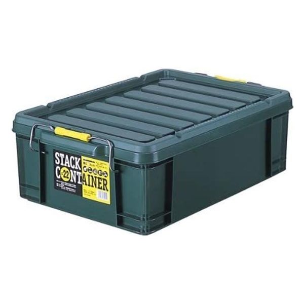 スタックコンテナ＃22　6個セット　積み重ね可能　収納ﾎﾞｯｸｽ　　　商品サイズ：幅379 奥行545 高さ178