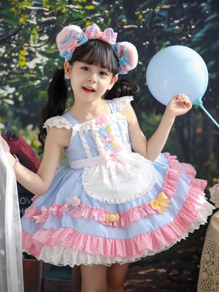 ロリータプリンセスドレス夏薄手ガールズタンクトップドレス 7,095円