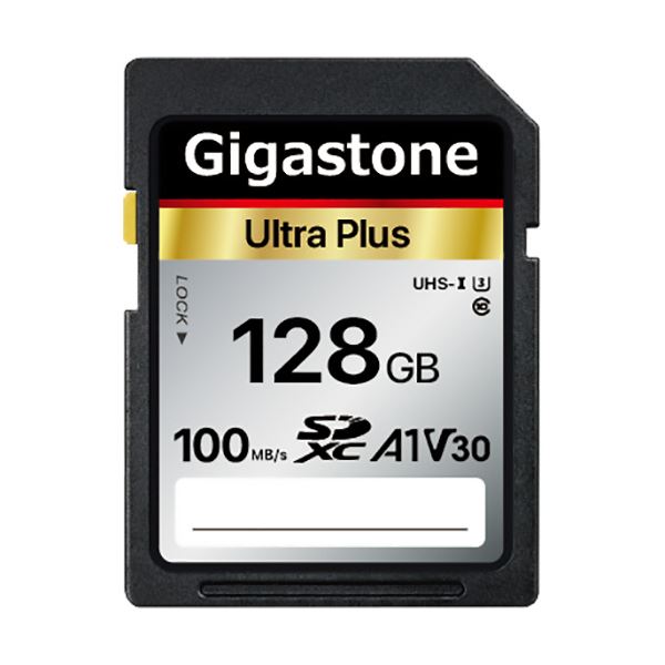 Gigastone SDXCカード 128GB V30 UHS-1 U3 A1 1枚