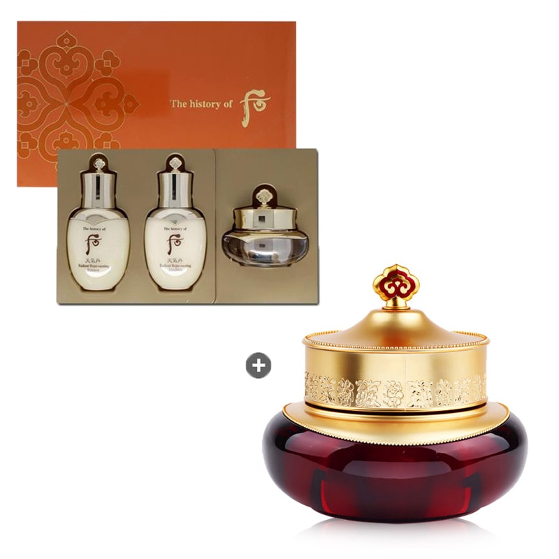 ザヒストリーオブフ 津率享(ジンユルヒャン)クリーム50ml+天氣丹 華炫 3 Kits/韓国コスメ