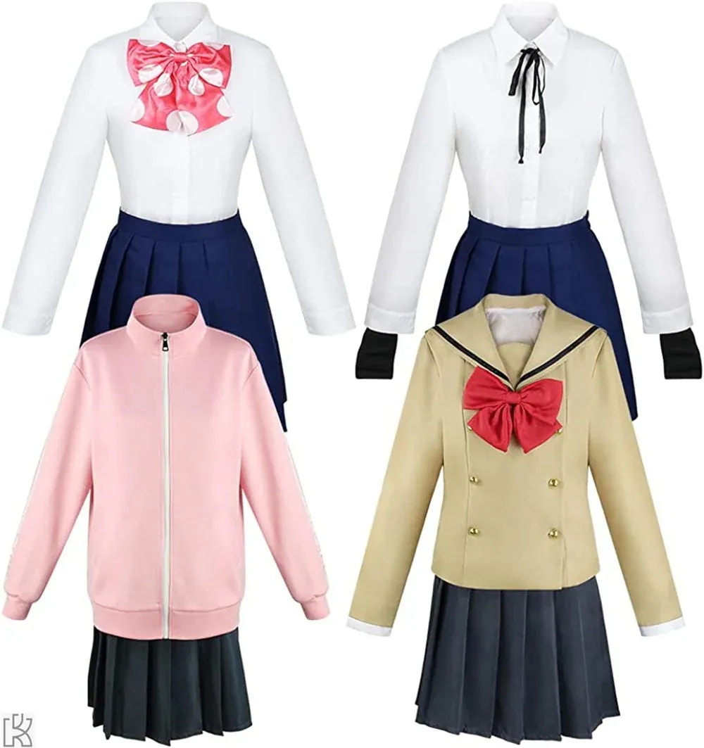 ぼっちざろっく コスプレ衣装 後藤ひとり コスプレウィッグ付き コスチューム 喜多郁代 伊地知虹夏 山田リョウ 制服 ハロウィン プレゼント ウィッグ付き