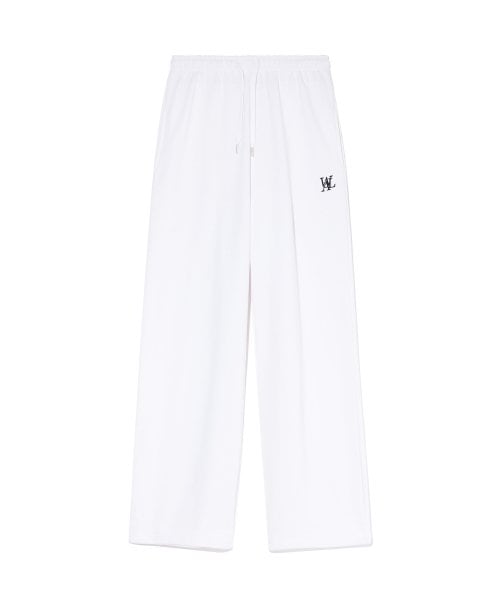 Signature relax wide pants - WHITE