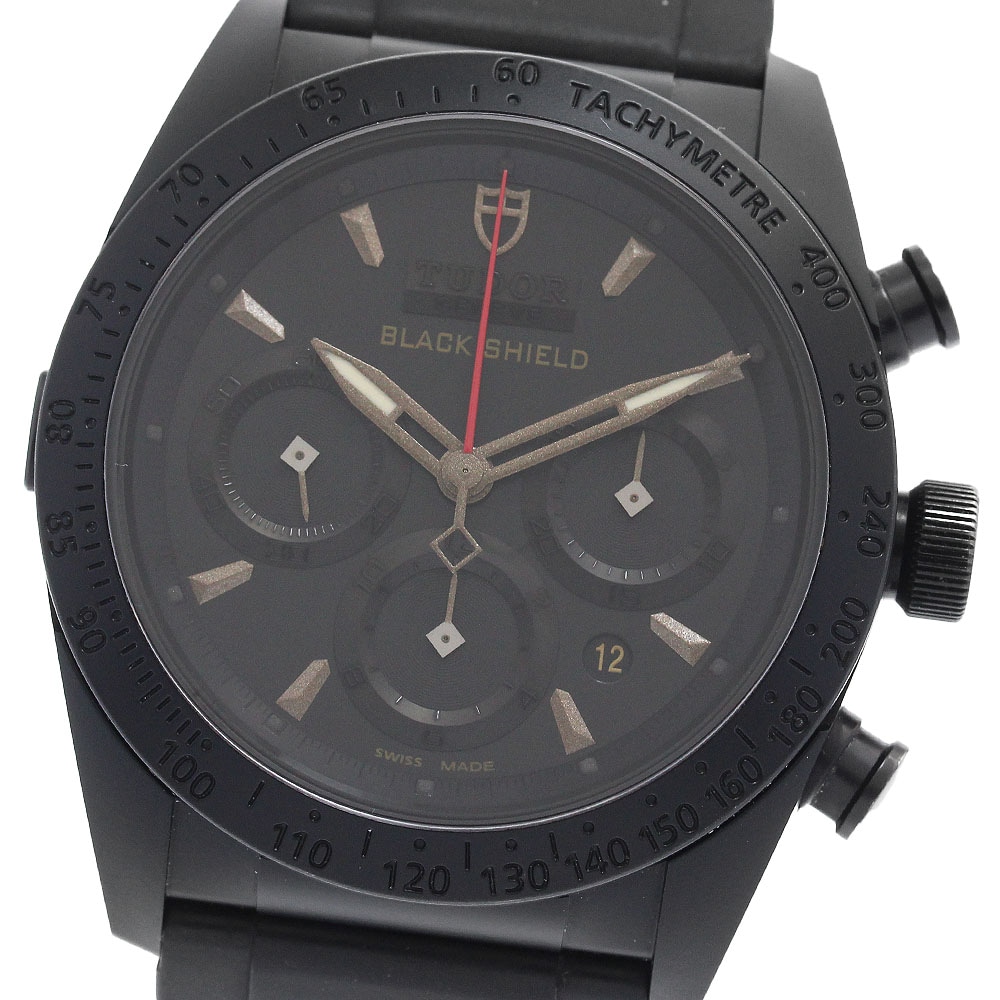 チュードル TUDOR 42000C ファストライダー ブラックシールド クロノグラフ 自動巻き メンズ 良品 _891637【中古】