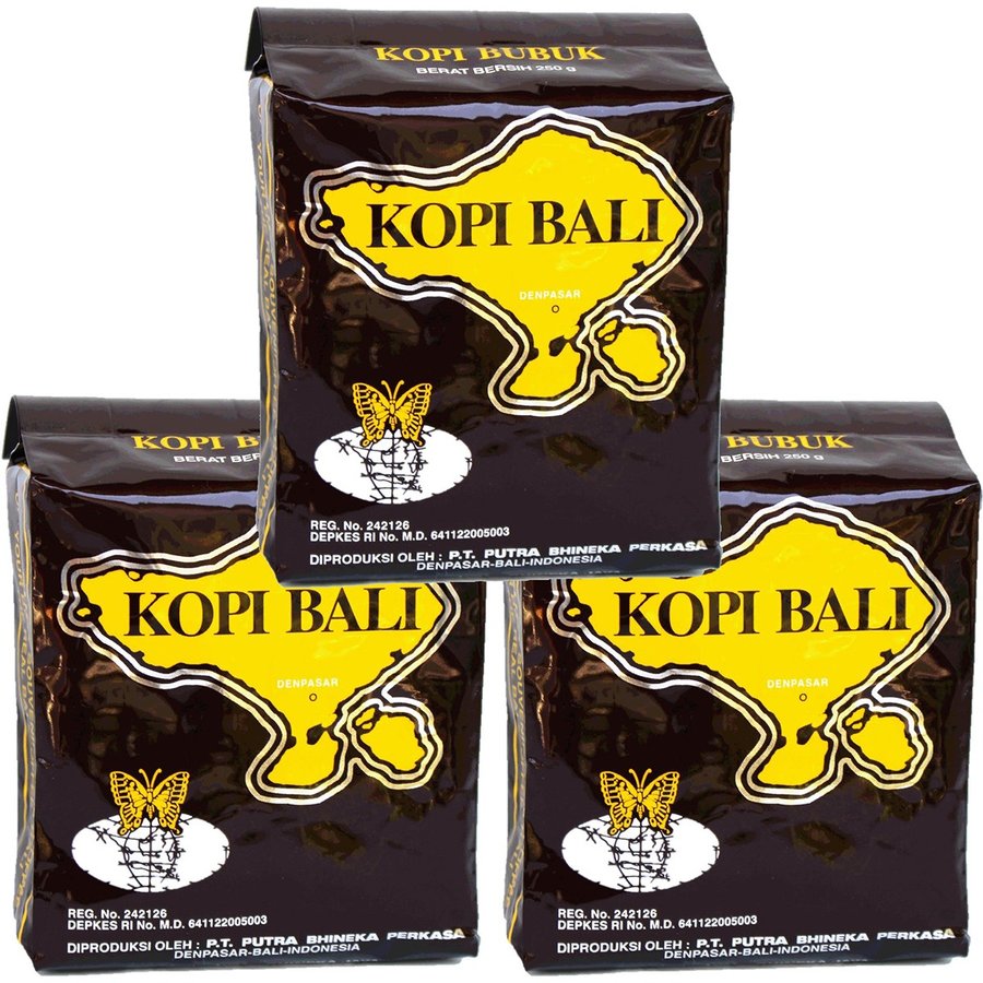 KUPU KUPU クプクプ インドネシア コーヒー コピバリオリジナル パウダー 250gx３個