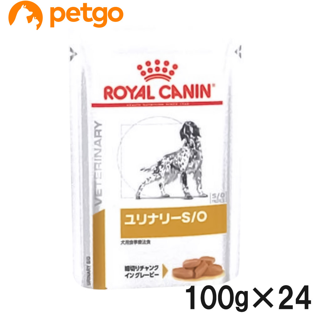 ロイヤルカナン 食事療法食 犬用 ユリナリーS/O ウェット パウチ 100g×24個入り