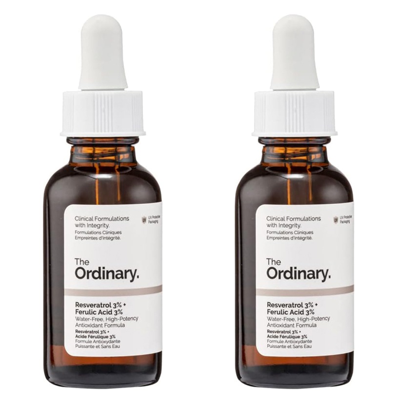 レスベラトロール セラム 3% + フェルラ酸 3% / 30ml + 30ml [2個セット]