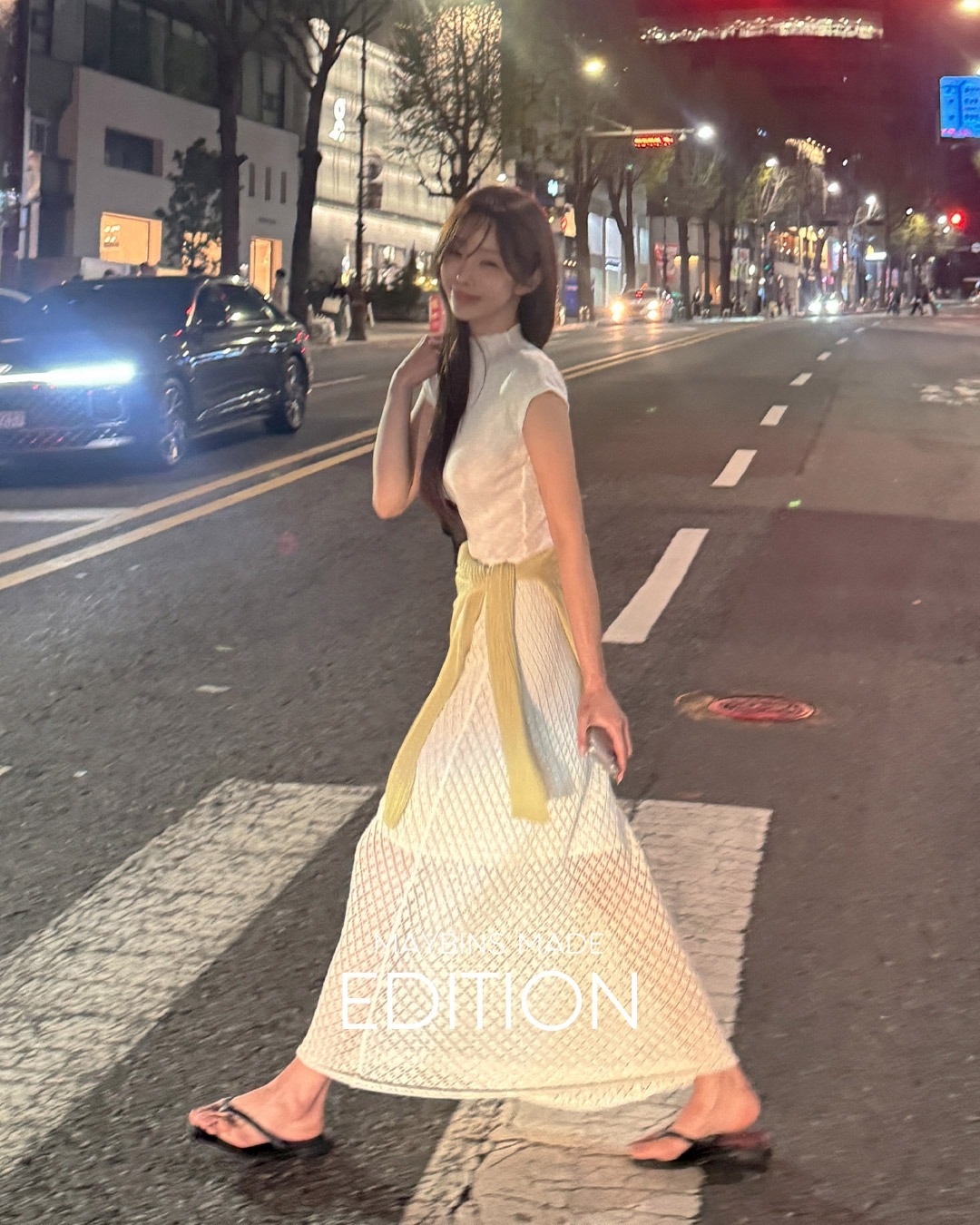 [MADE]ダイヤニットロングスカート韓国ファッション レディース