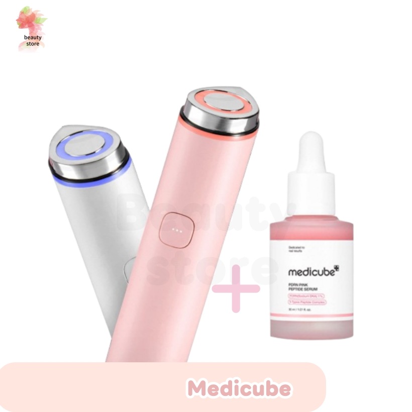 [正品]AGE-R ブースタープロミニ 美顔器 +PDRNペプチドアンプル 30ml [ white, pink]