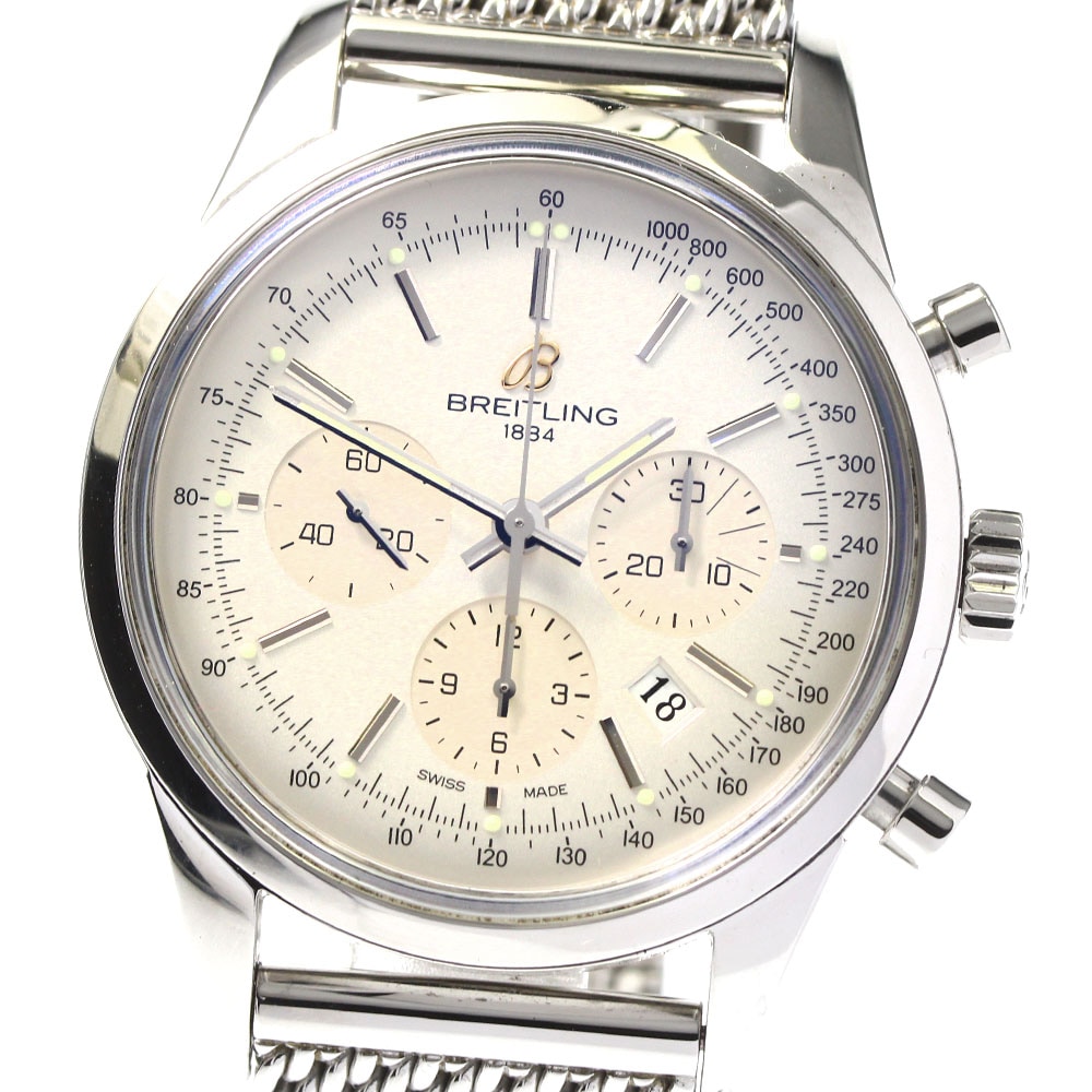 ブライトリング BREITLING AB0151 トランスオーシャン クロノグラフ 自動巻き メンズ 良品 _798344【中古】