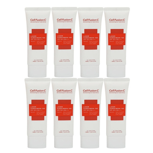 レーザー サンスクリーン 100 50ml(SPF50+) 8個