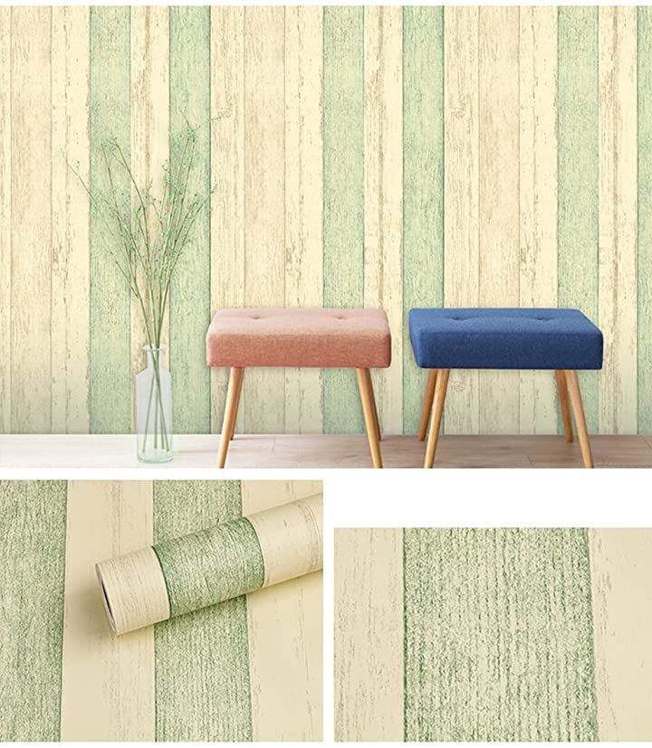 壁紙シール はがせる壁紙 木目 防水 リメイクシート 接着剤不要 Diyシート 防カビ ウォールステ インテリア 装飾