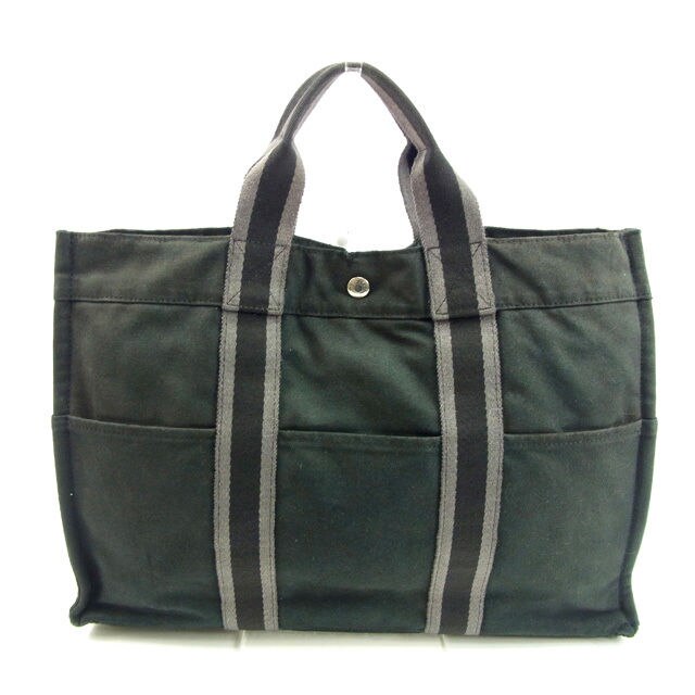 トートバッグ ハンドバッグ フールトゥ フールトゥトートＭＭ ブラック グレー 中古