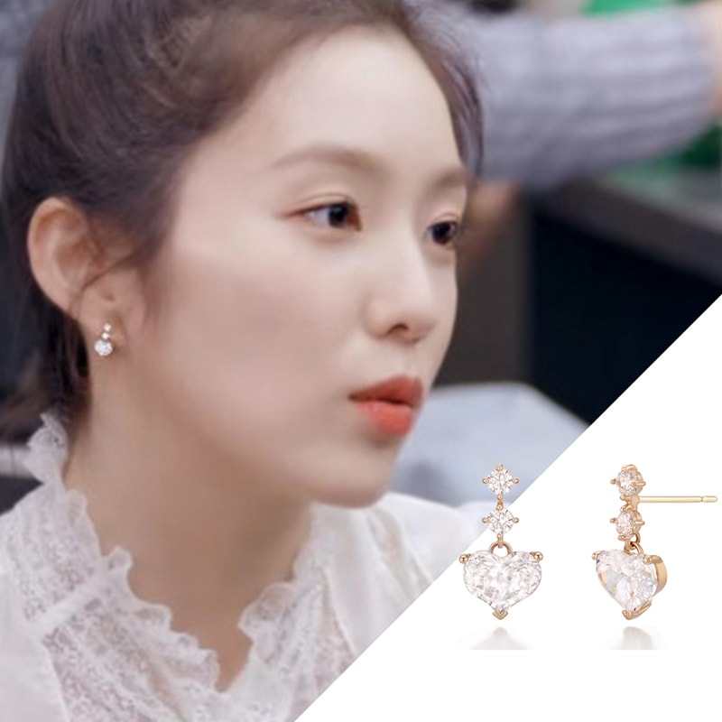 [俳優キムジウンRed Velvet アイリーン着用] 14k 惹かれるピアス/韓国ファッション/韓国ファッションスタイル/韓国ストリートファッション/SNSで人気/韓国の人気ブランド
