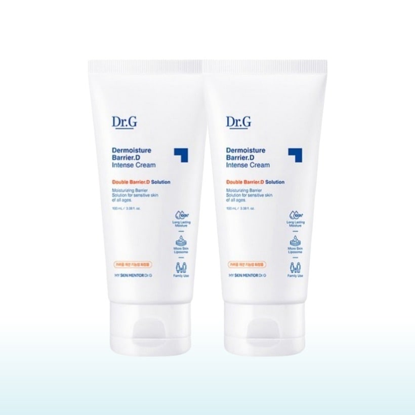 [1+1 100時間 保湿維持 保湿クリーム 韓国人気] ザ モイスチャー バリアD インテンス クリーム 100ml x2本 保湿バリア 改善 全家族 ボディ フェイス兼用 乾燥肌ケア