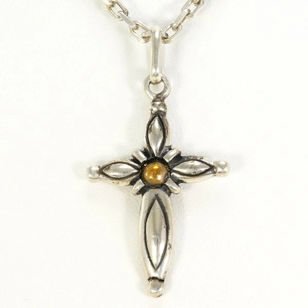 シルバー YGメッキ ネックレス 総重量約11.9g 約50cm ジュエリー 中古